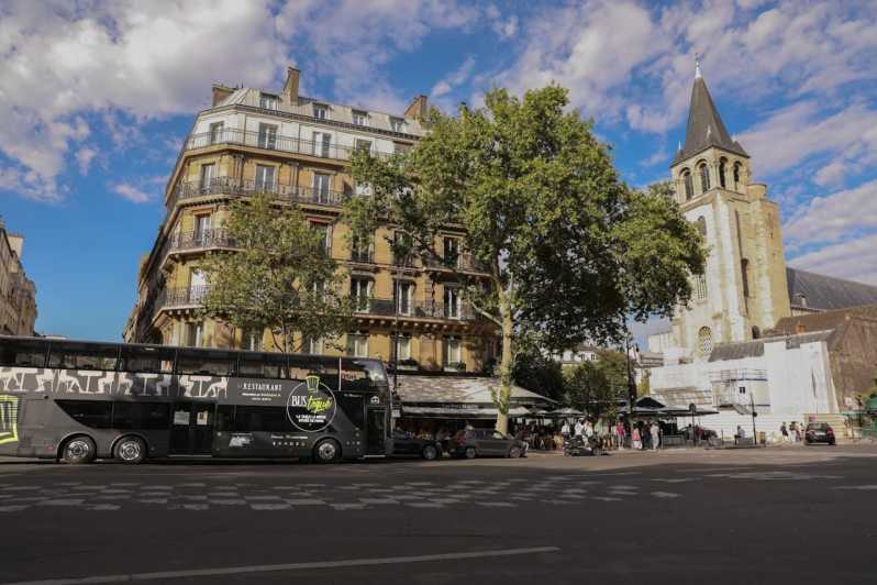 Paris Bus Toqué St Germain 3-Course Dinner W/ Champagne