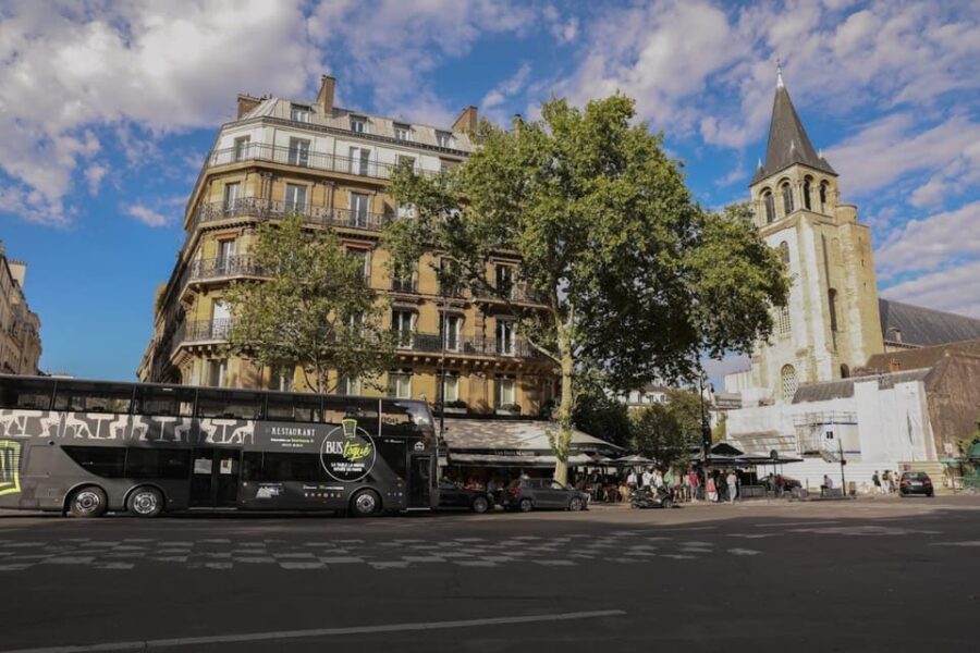 Paris: Bus Tour Touched St Germain With Lunch & Champagne Glass