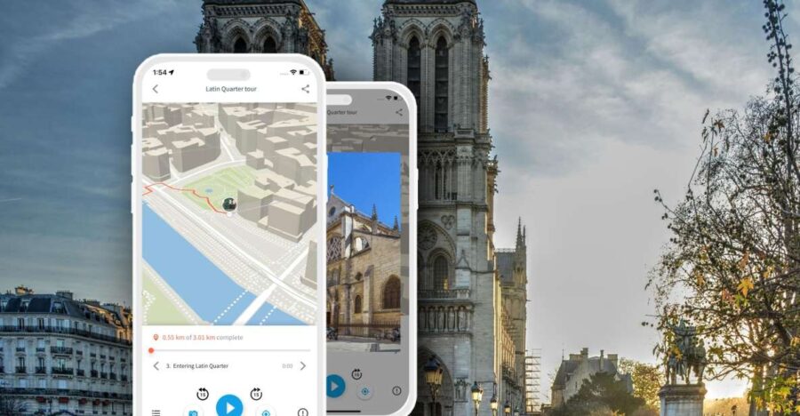 Paris, Latin Quarter Walking Tour With Audio Guide - Explore the Iconic Notre-Dame