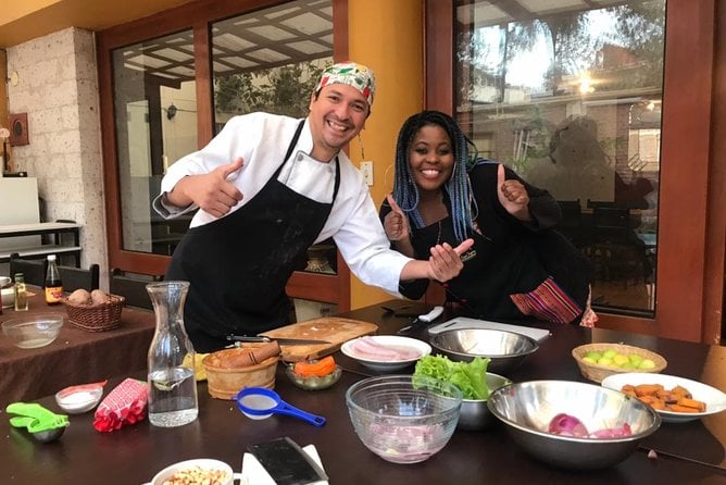 Peruvian Cooking Class + Piscosour Class + Visit the Local Market