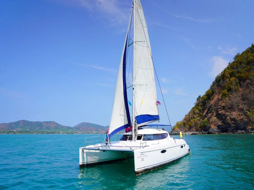 Phuket: Catamaran Cruise to Promthep Cave With Sunset Dinner