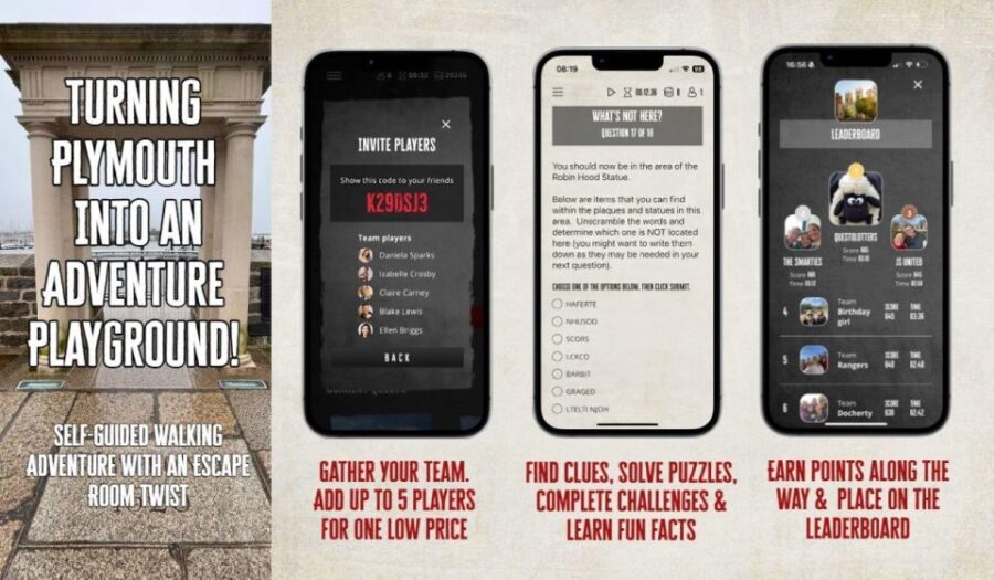 Plymouth: Self-Guided City Walk & Interactive Treasure Hunt