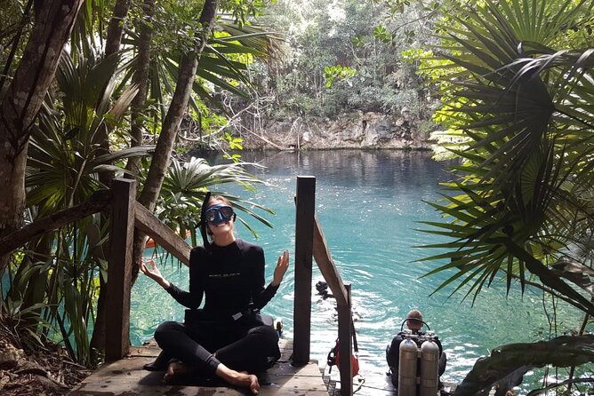 Private Discover Freediving in a Cenote in Tulum Mexico