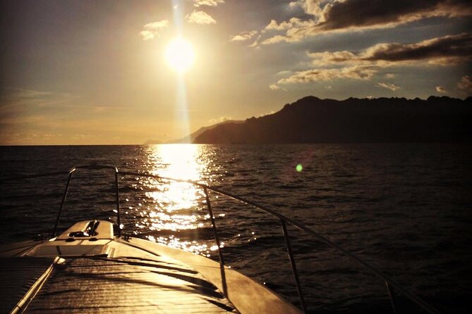 Private Full Day Tour by Boat Along Positano and Amalfi
