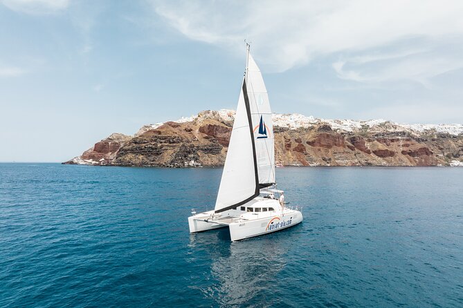 Private Morning Tour Lagoon 400-380 Sailing in Santorini ,Lunch, Drink, Transfer - Inclusions and Amenities