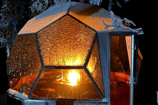 PRIVATE Party Dinner in a Glass Igloo Under Northern Lights - Overview of the Experience