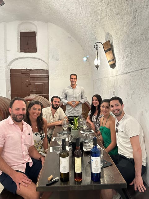 Private Santorini Tour: 3 Wineries 15 Wines and Lunch 4hour
