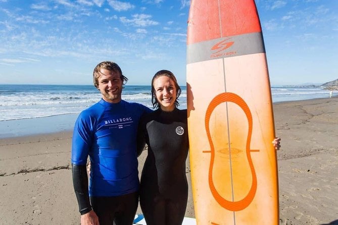 Private Surf Lesson With Instructor, Board, & Wetsuit