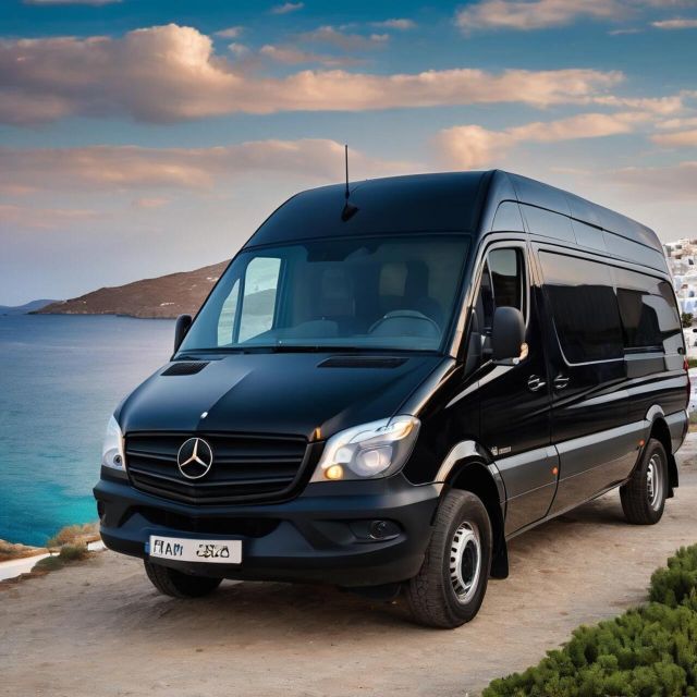 Private Transfer: Mykonos Town to Airport With Mini Bus - Luxury Transportation