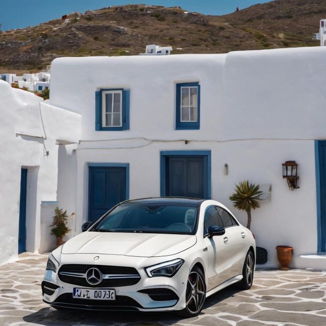 Private Transfer: Mykonos Windmills to Your Villa With Sedan