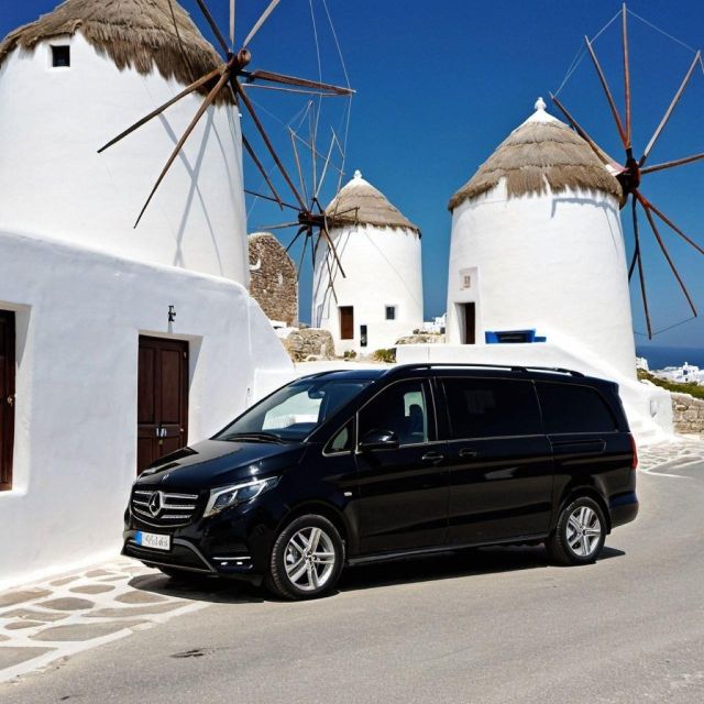 Private Transfer Mykonos:Hotel/Villa to Aiport/Port Minivan
