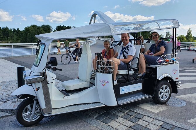 Private Tuktuk Guided Tour in Helsinki 1,5 Hours