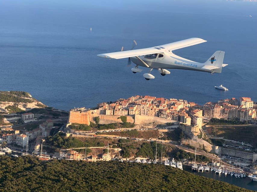PROPRIANO : PLANE RIDE OVER THE CORSICAN LANDSCAPES