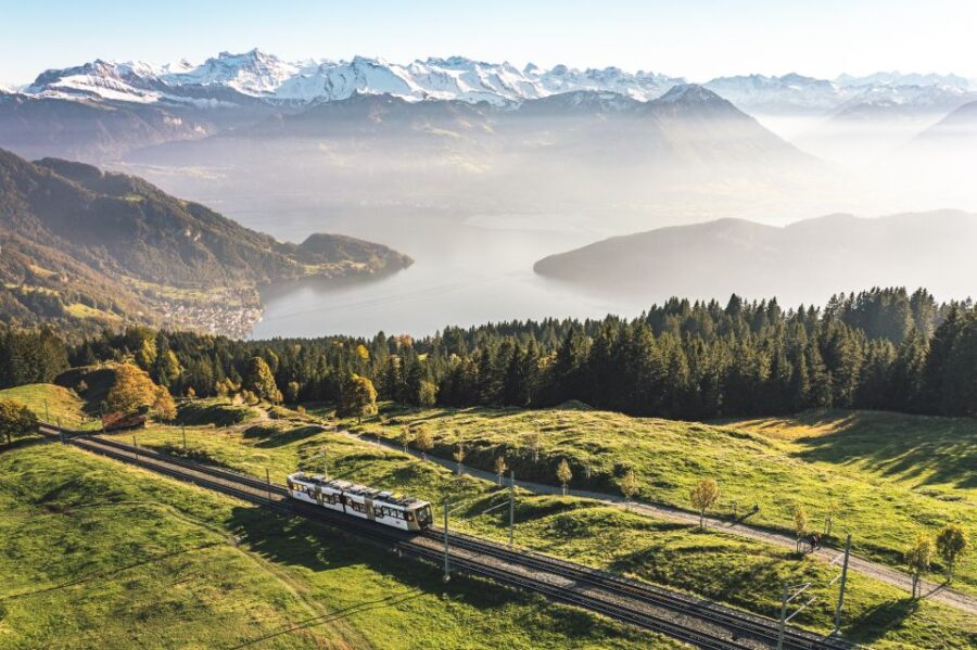 Queen of the Mountains Roundtrip, Mt. Rigi + Lake Lucerne + Spa