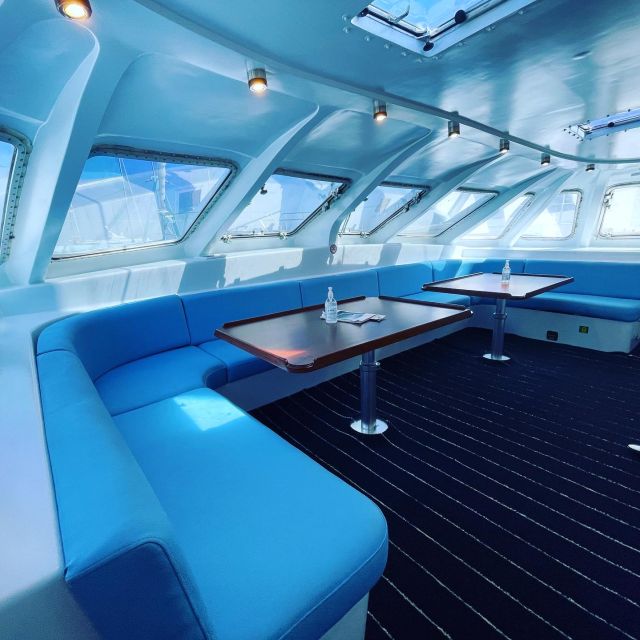 Rhodes: Catamaran Cruise With Meal, Snacks & Swim Stops