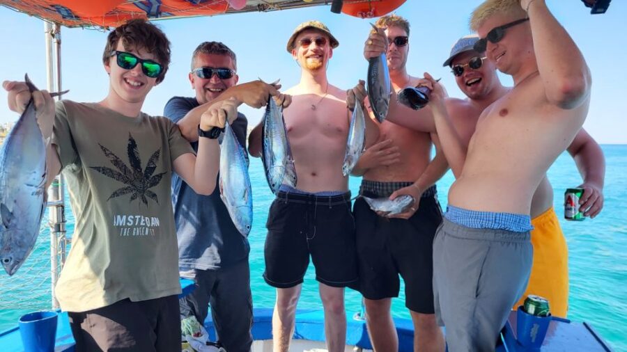 Rhodes: Fishing Trip, Snorkelling, BBQ, & Professional Guide