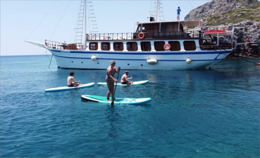Rhodes: Gulet Trip With Food, Drinks, Sup, Kayak & Swimming