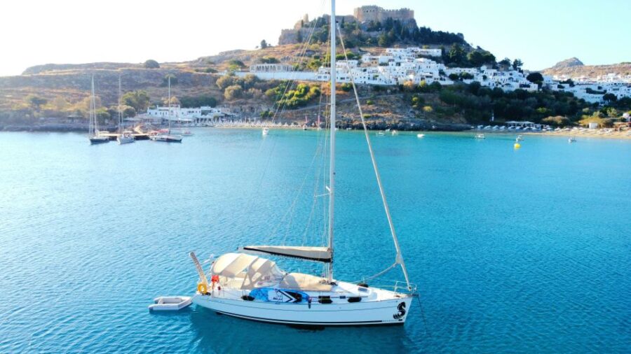 Rhodes: Kallithea & Antony Quinn Bay Private Sailing Cruise - Discover Rhodes Coastline