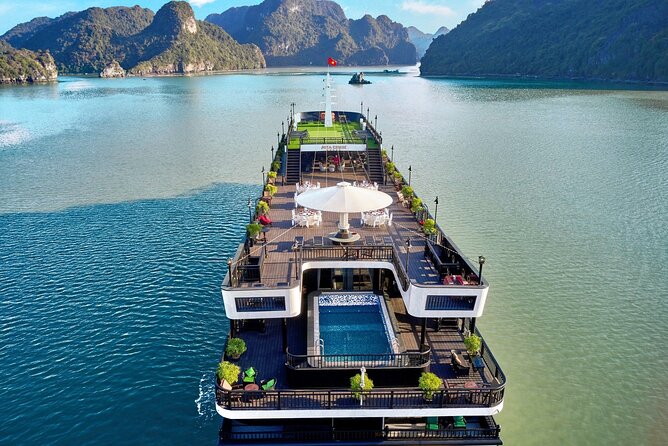 RITA CRUISE - BEST LUXURY 5 STAR CRUISE in HALONG BAY From HANOI - Overview of RITA CRUISE
