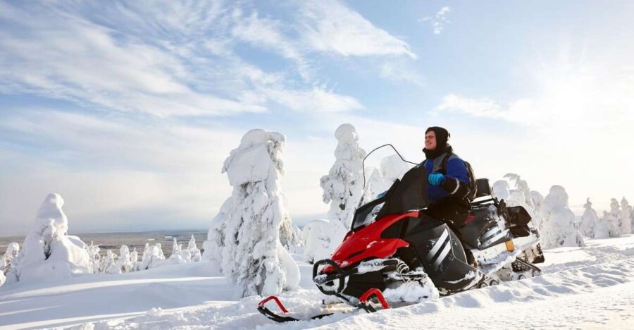 Rovaniemi: Guided Wilderness Snowmobile Ride