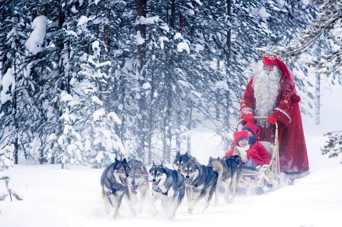 Rovaniemi Santa Claus Village Husky Reindeer Farm Arctic Museum - Santa Claus Village Experience