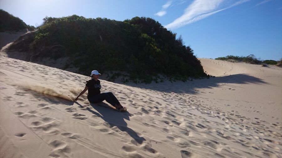 Sandboarding Jeffreys Bay