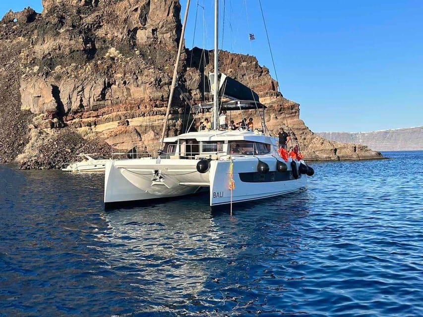 Santorini Cruise With Swim Stops & Meal