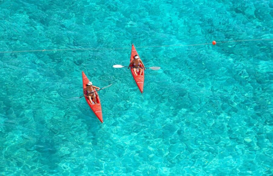 Santorini Thrill Trio: Jet Ski, Tube, Kayak Package