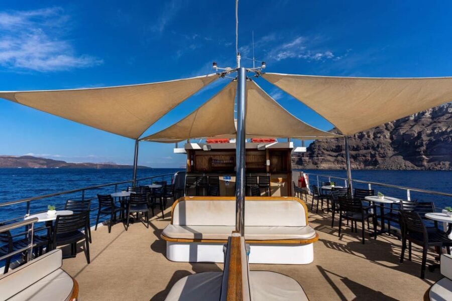 Santorini: Tour of Caldera by Glass Bottom Boat