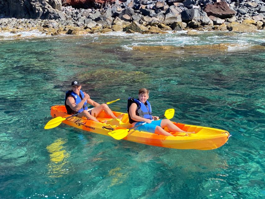 Santorini:Explore the Black Beach by Kayak