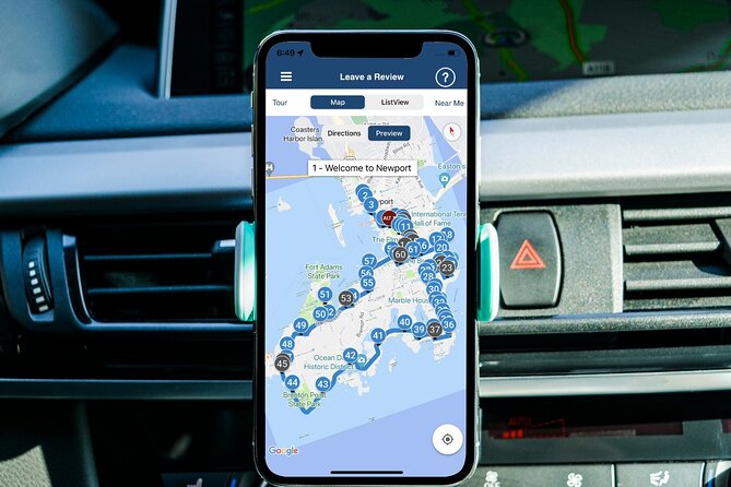 Scenic Newport, RI Self-Driving Audio Tour - Preparation and Setup