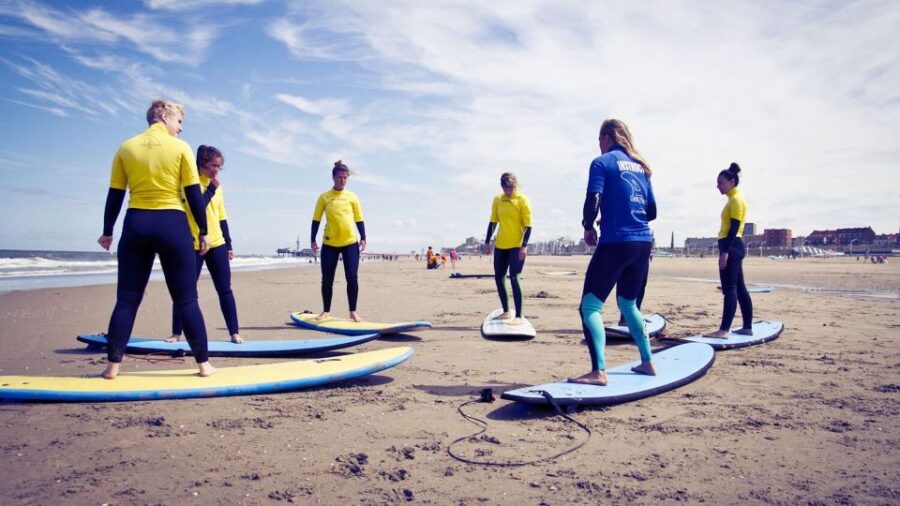 Scheveningen Full-Day Surfing Lessons With Lunch