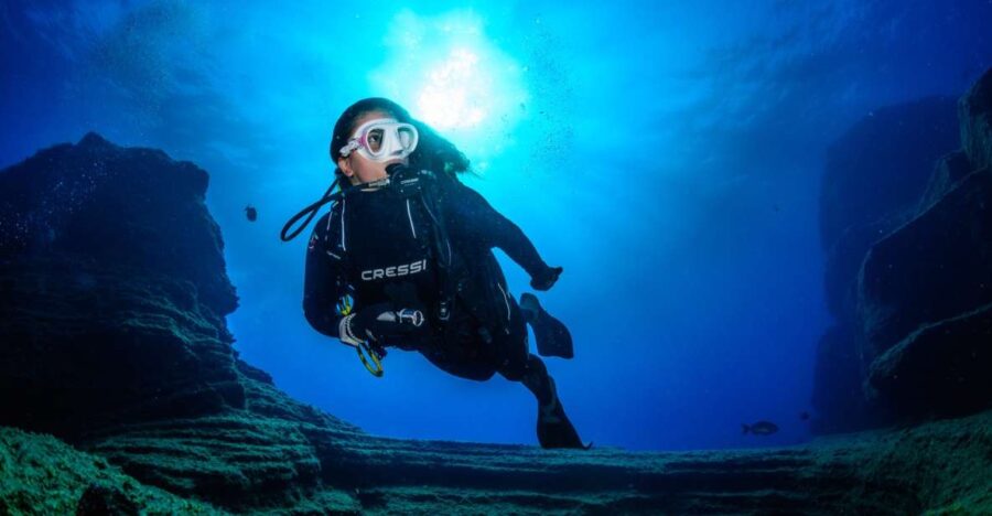 Scuba Diving Baptism in La Restinga