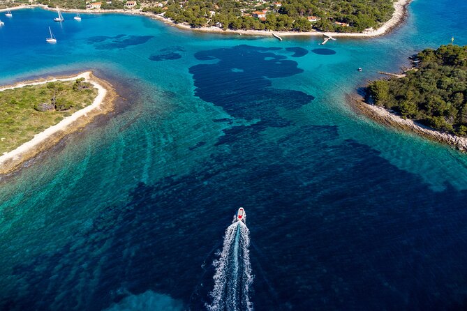 Secret Bays of Trogir Archipelago and Swimming in the Blue Lagoon