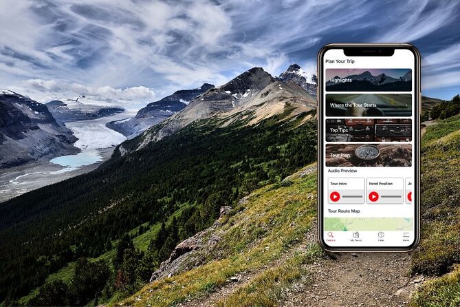 Self-Guided Audio Driving Tour in Icefields Parkway