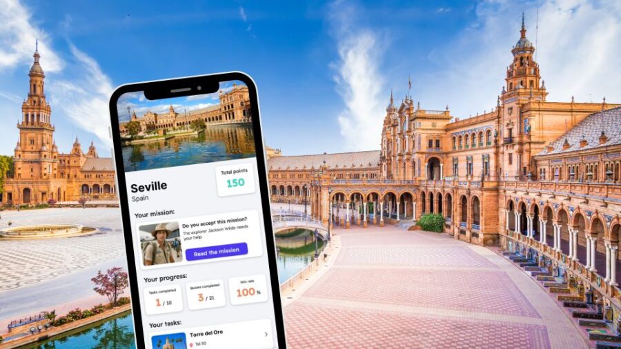 Seville: City Exploration Game and Tour on Your Phone