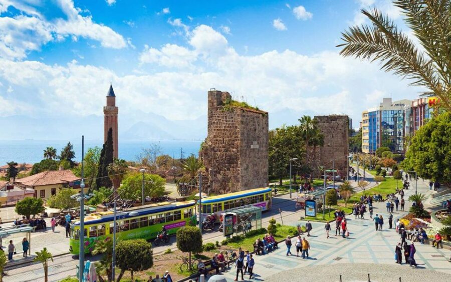 Side: Antalya City Tour With Boat Trip & Waterfall