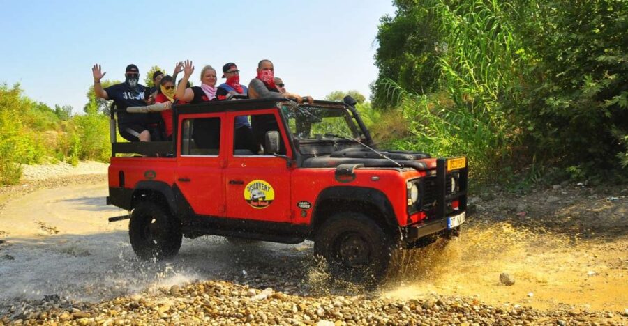 Side: Off-Road Jeep Safari W/ Lunch & Waterfall & Boat Trip