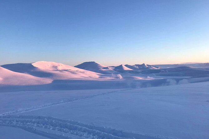 Snowmobiling on Eyjafjallajökull