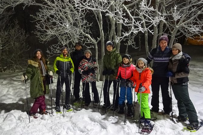 Snowshoe Trip With a Campfire in Tromso