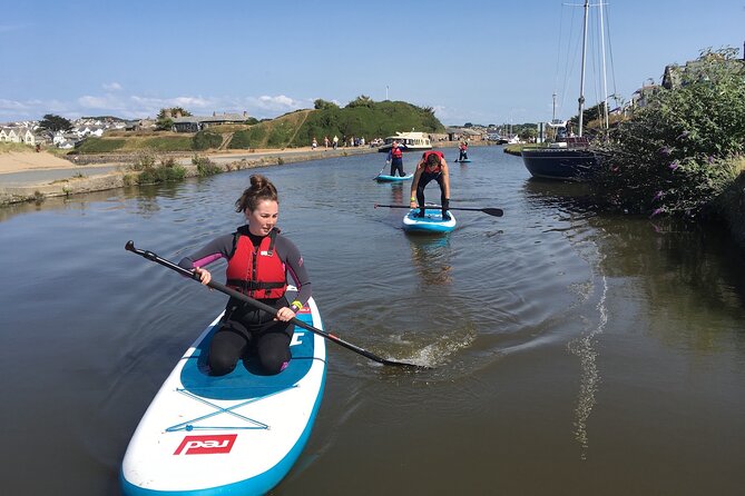 Stand Up Paddle Boarding Journey Down Bude Canal - Exploring the Bude Canal
