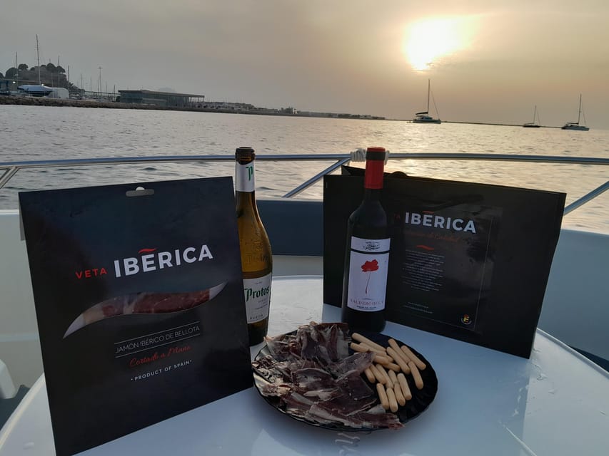 Sunset in a Private Boat Denia With Ibérico Gourmet Snack