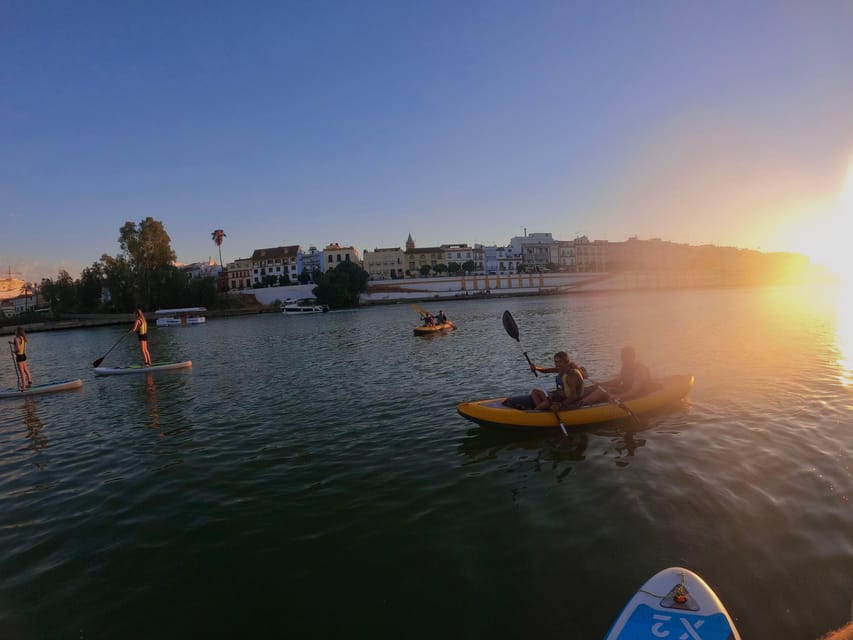 Sunset Kayak: Historic Seville, Triana and La Cartuja