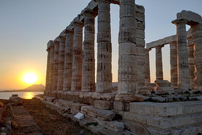 Sunset Sounio Temple Poseidon by Athenia Riviera Private Tour 4H - Tour Features