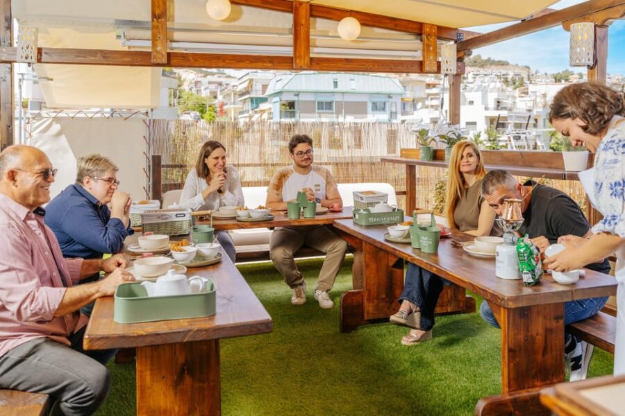 Sweet Breakfast Class With Katy at It Is Greek Roof Garden