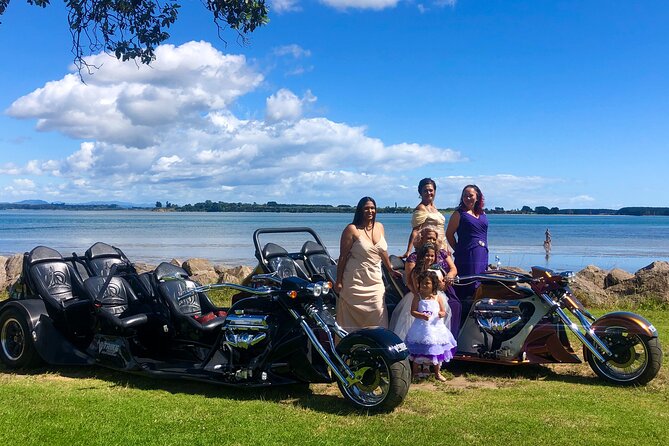 TAURANGA SHORE Excursion: Epic 25 Min V8 Trike Tour of Mt Maunganui & TAURANGA
