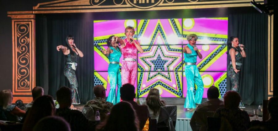 Tenerife: Music Hall Tavern Comedy Drag Show Ticket & Dinner