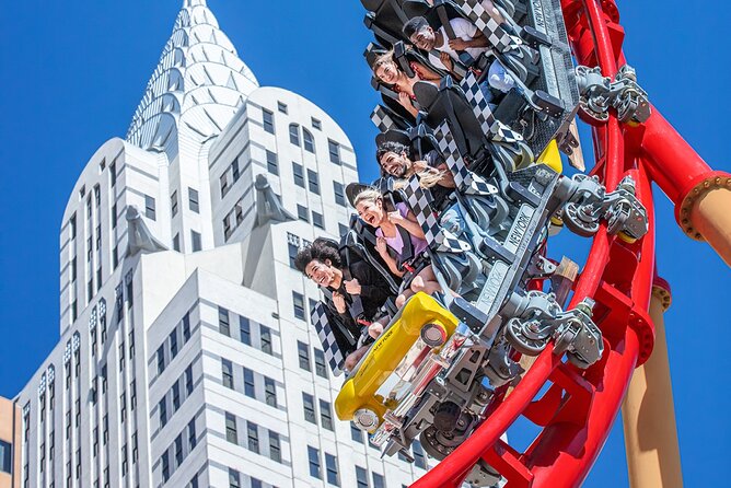 The Big Apple Coaster at New York New York Hotel and Casino - Overview of the Big Apple Coaster
