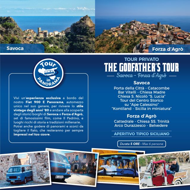 The GODFATHERS PRIVATE Tour – Savoca and Forza Dagrò