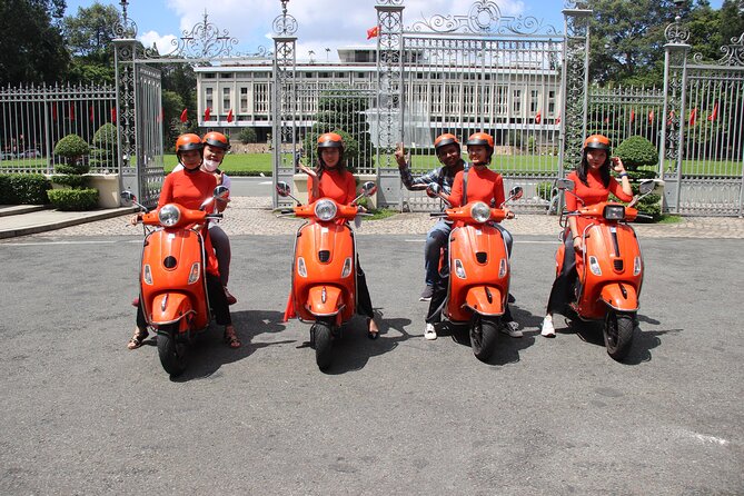 The Insiders Saigon With Female Ao Dai Riders Vespa 4,5 Hours - Inclusions